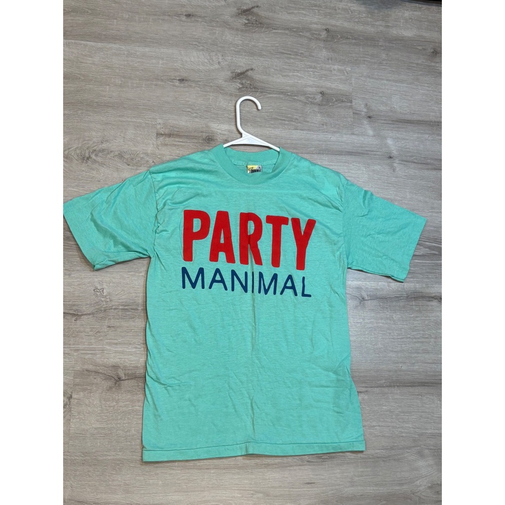 Vintage Top Hale Party Manimal T Shirt XL‎ 90s Novelty Graphic Tee Made in USA